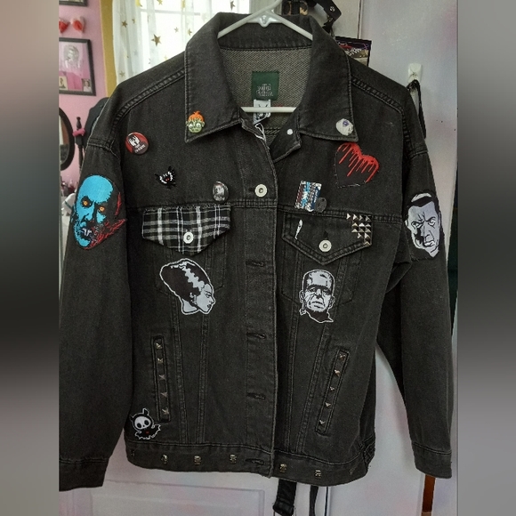 Nosferatu- custom Rage Against the Sewing Machine horror lovers jackets WIP - Picture 6 of 14